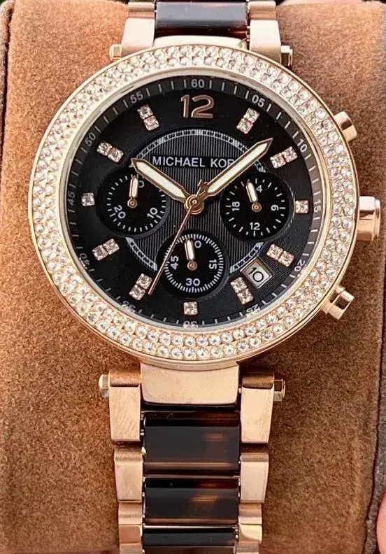 Michael Kors Watch - Michael Kors Analog Black Watch For Women