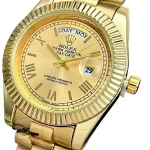 Oyster Perpetual Day Date Quartz Watch - Gold