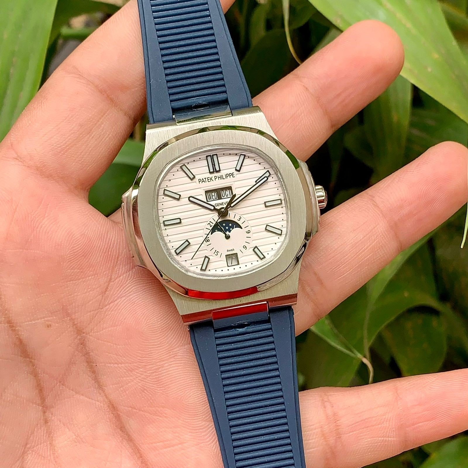 Patek Philippe Aqua Silver White Dial