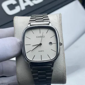 Quartz Classic silver Watch For Men & Women - ( 35 mm Dial Size )