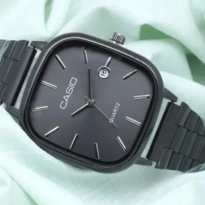 Quartz Watch Classic Black Watch For Men & Women Full Black