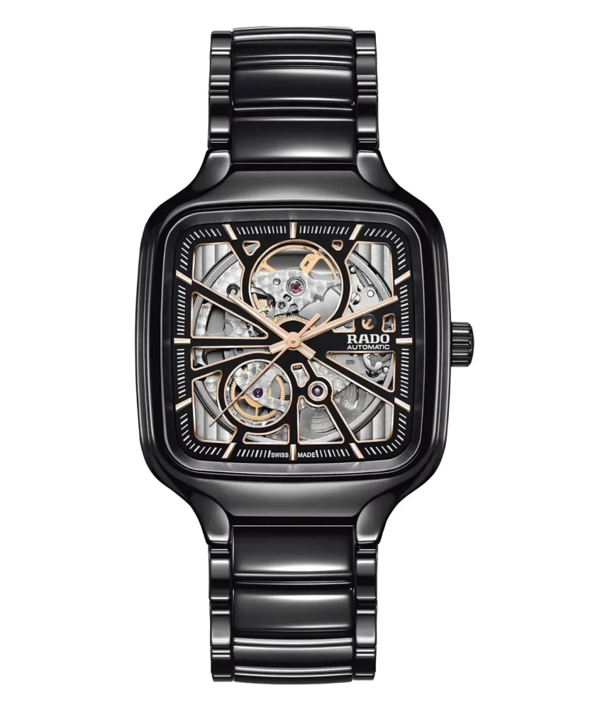 Rado True Square Automatic Open Heart Mens Watch Rado True Square Automatic Open Heart Mens Watch