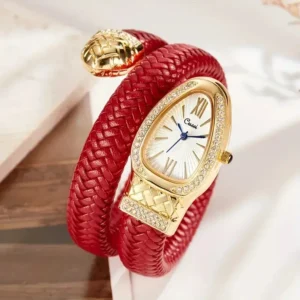Snake Watch Collection Analog Watch - For Women Snake Red