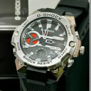 Stylish Analog-Digital Watch - LF Black