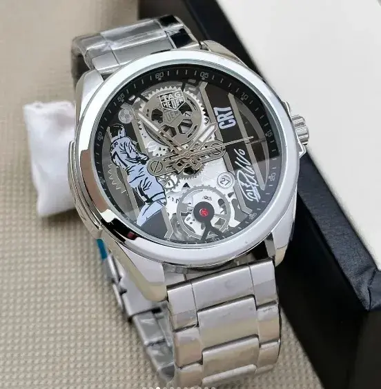 Tag CR7 Quartz Watch for Men Silver Strap - TH04