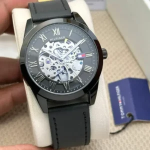 TH Automatic Premium Quality Leather Strap Watch THLS03