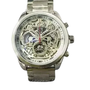 TH Grand Carrera CR7 Silver Automatic Watch for Men - THSW