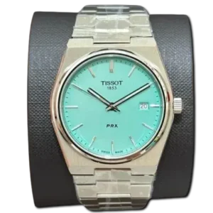 TST PRX 35 Powermatic 80 Stainless Steel Mens Watch Green & Silver