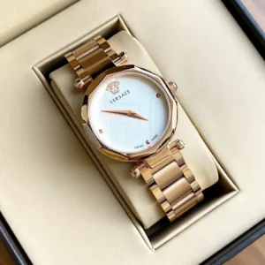 Versace Watch Women - Versace Diva Chain Women's Watch - Premium Quality Gold & White