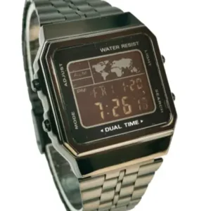 Vintage Series Digital Black Unisex's Watch Full Black-A500WA-2FB