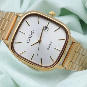 white dial watches - Quartz Classic Watch For Men & Women Gold and White