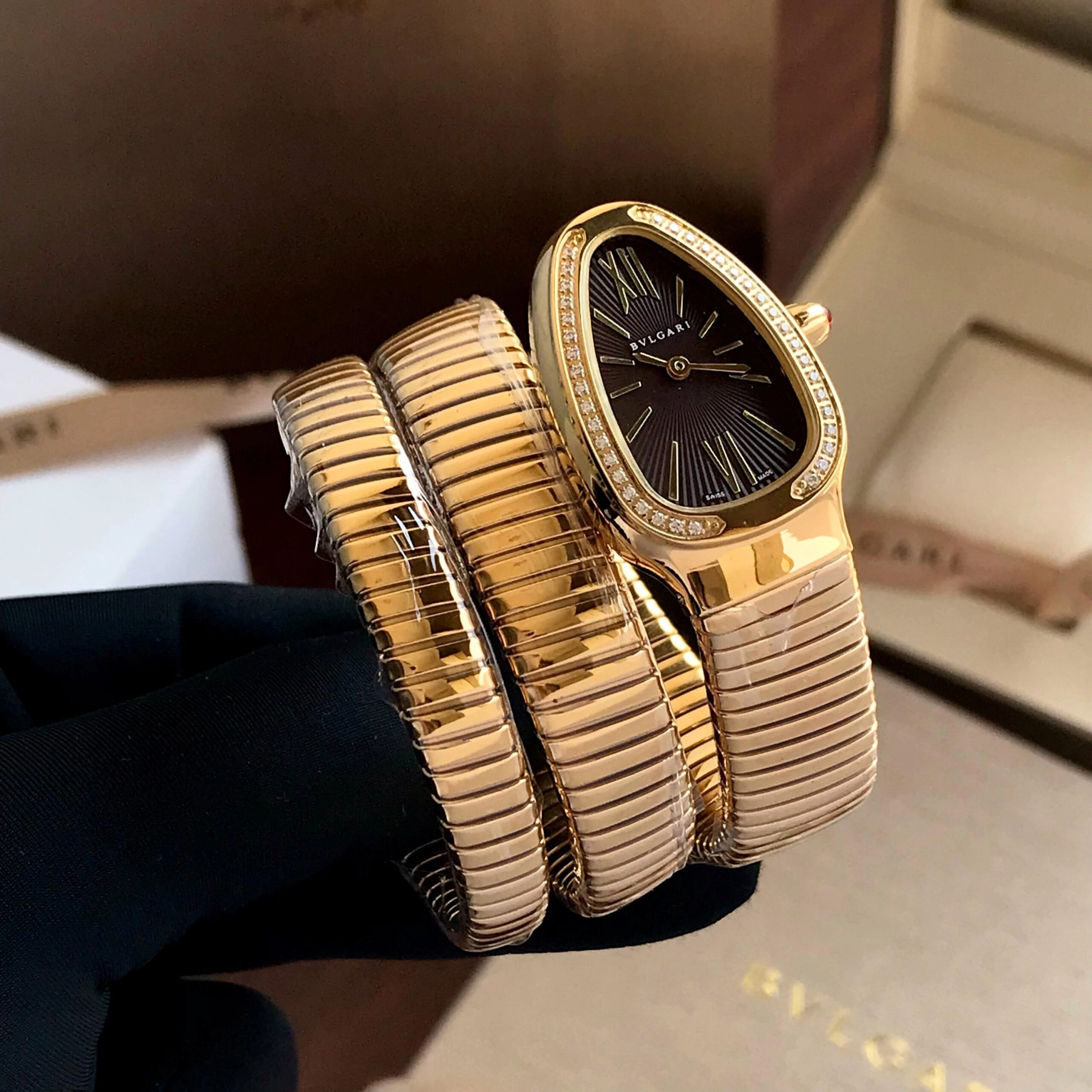 BVLGARI Serpenti Spiga Gold
