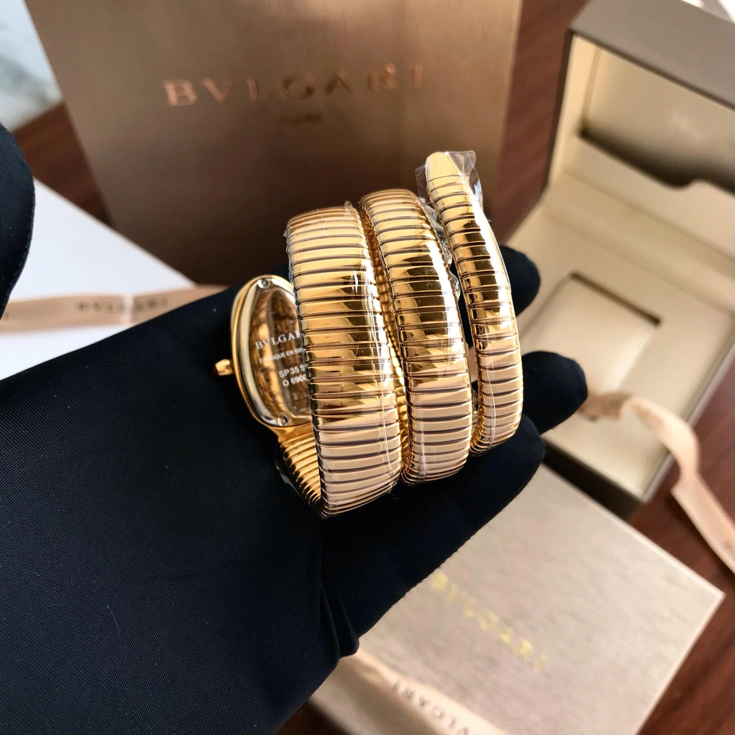 BVLGARI Serpenti Spiga Gold