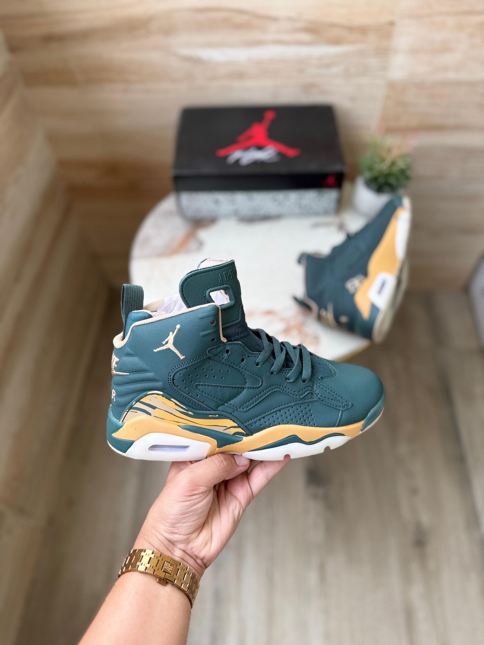 Air Jordans JUMPMAN MVP Grey Orange