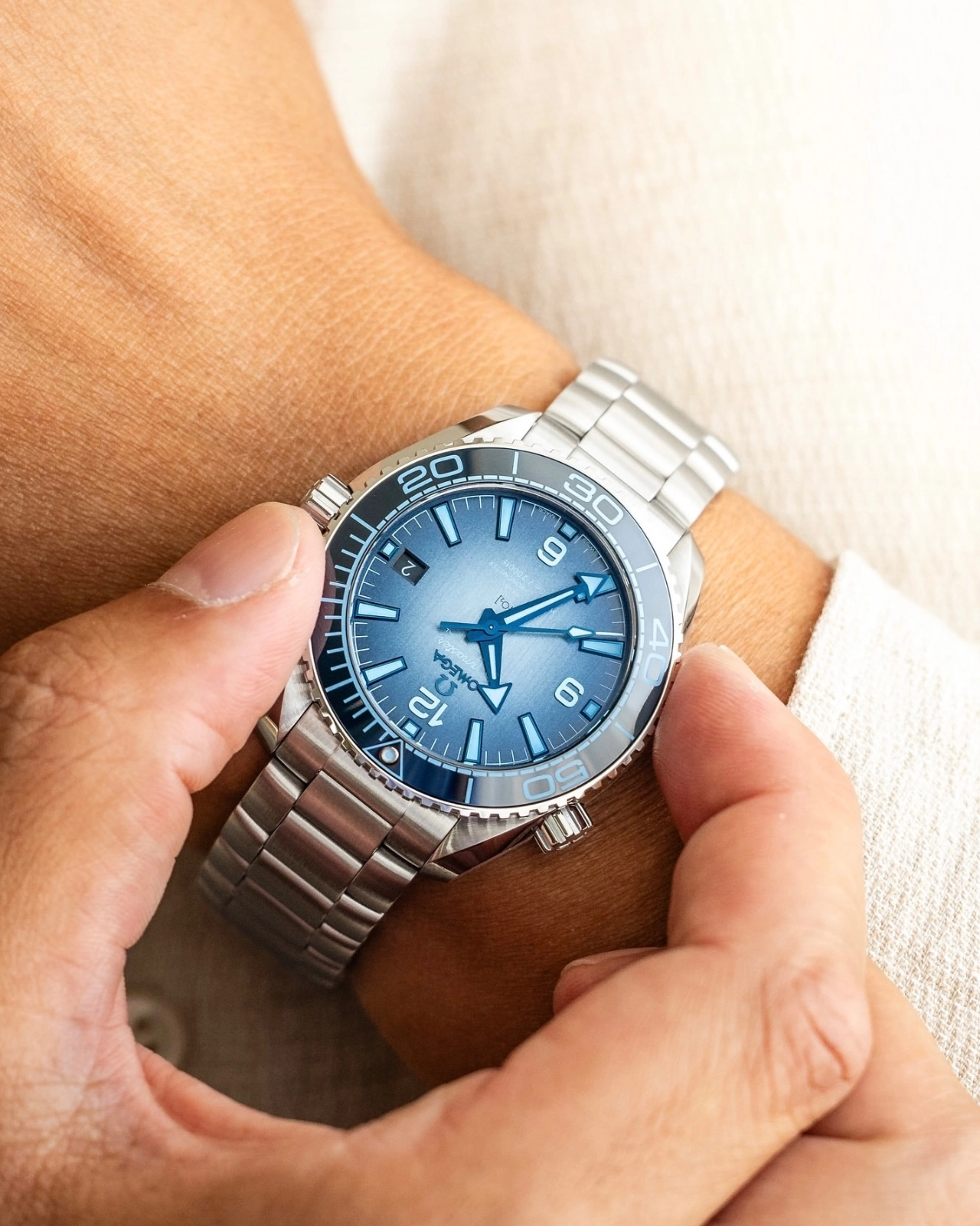 Omega Seamaster Planet Ocean Summer Blue