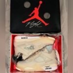 Nike Air Jordan 4 Off White Sail First Copy