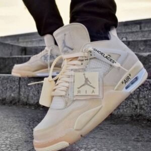 Nike Air Jordan 4 Off White Sail First Copy
