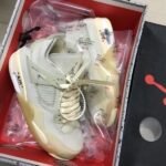 Nike Air Jordan 4 Off White Sail First Copy