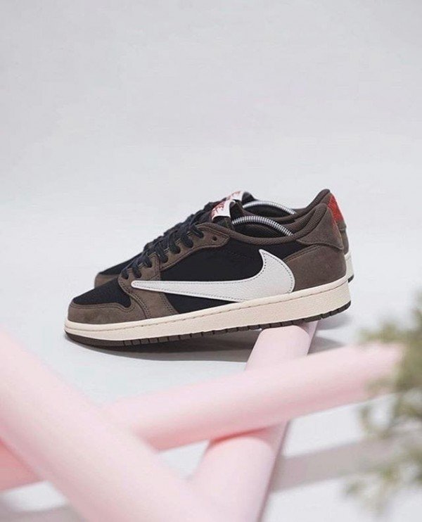Nike Air Jordan Retro 1 Low OG Travis Scott X Dark Mocha First Copy