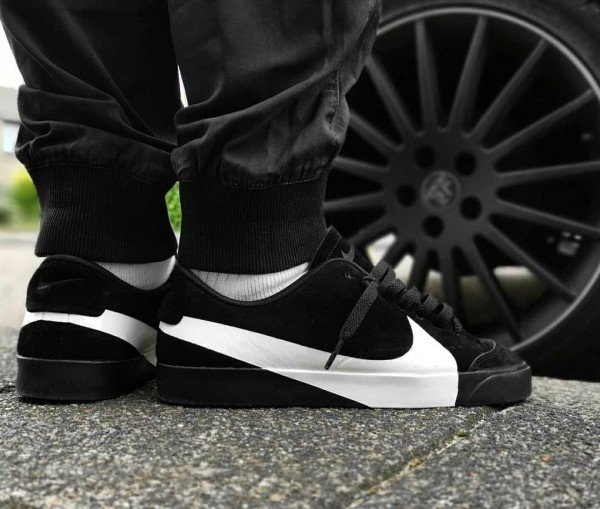 Nike Blazer City Low Black White First Copy