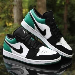 Nike Jordan Retro 1 Low Black Mystic Green