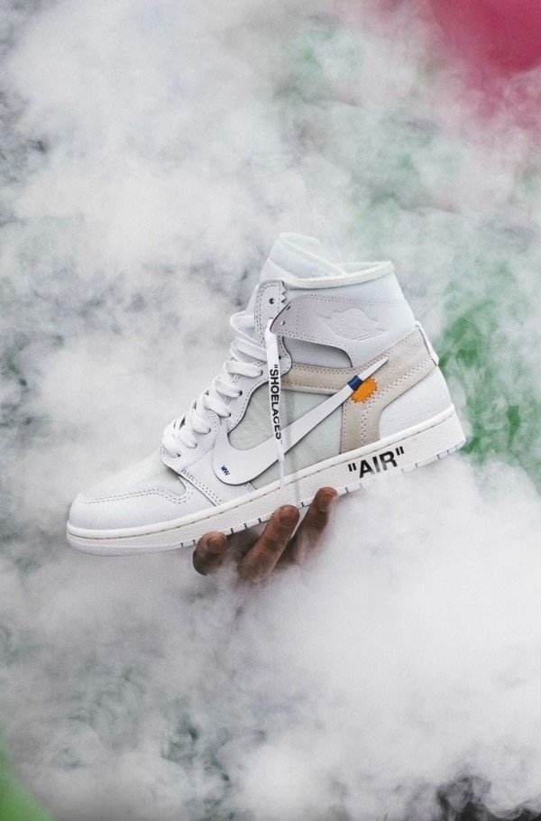Nike Jordan Retro 1 Off White (5) Nike Jordan Retro 1 Off White