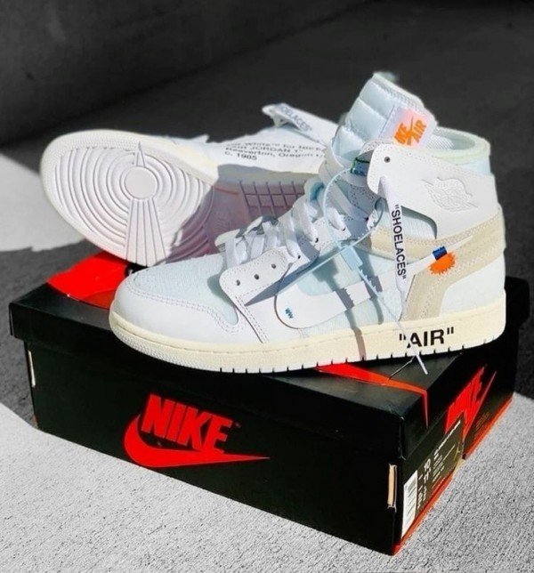 Nike Jordan Retro 1 Off White (6) Nike Jordan Retro 1 Off White