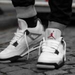 Nike Jordan Retro 4 White Cement
