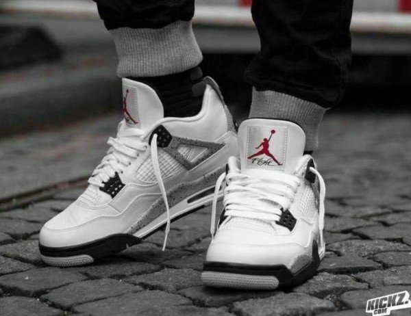 Nike Jordan Retro 4 White Cement