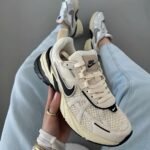 Nike V2K Run Light Beige Black