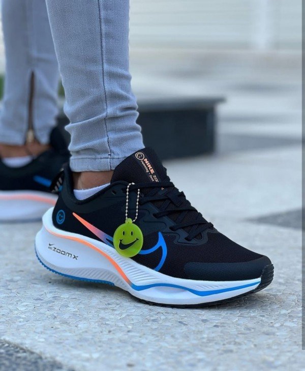Nike Zoom X Smiley Black Blue First Copy