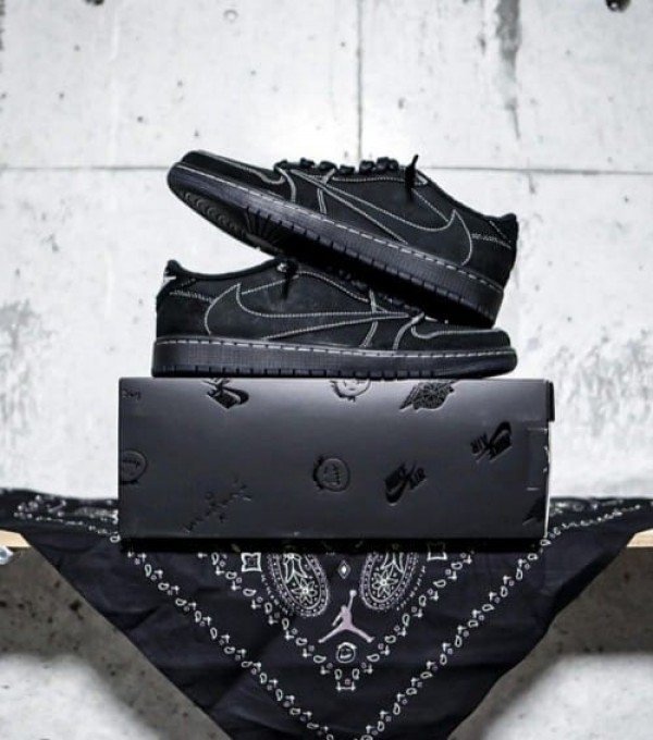 Travis Scott Air Jordan 1 Low OG Black Phantom