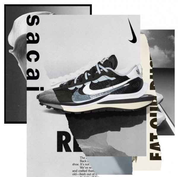 Nike X Sacai Vapour Waffle Black First Copy