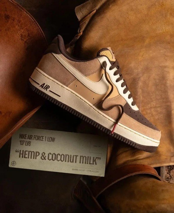 Nike Airforce 1 Hemp Coconut Milk First Copy Shoes